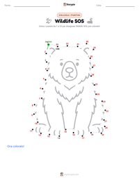Anteprima della scheda stampabile di Wildlife SOS