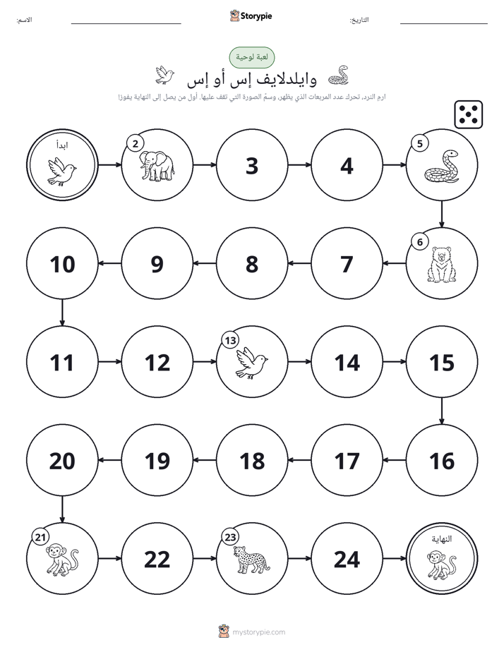 لعبة لف و تحرك