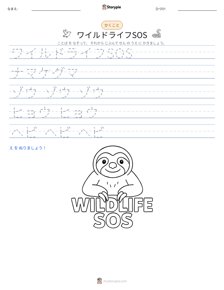 書き取り練習