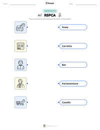 Anteprima della scheda stampabile di RSPCA