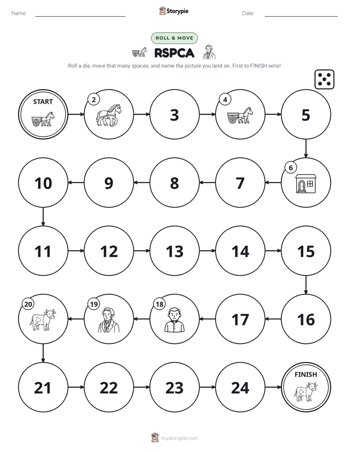 Roll & Move Game
