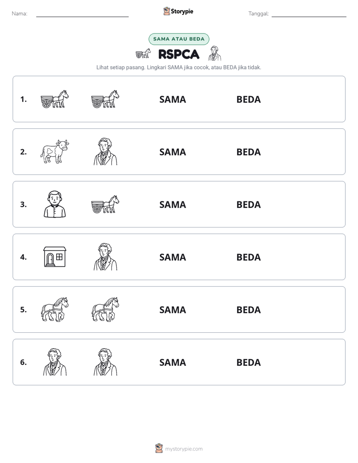 Sama atau Berbeda