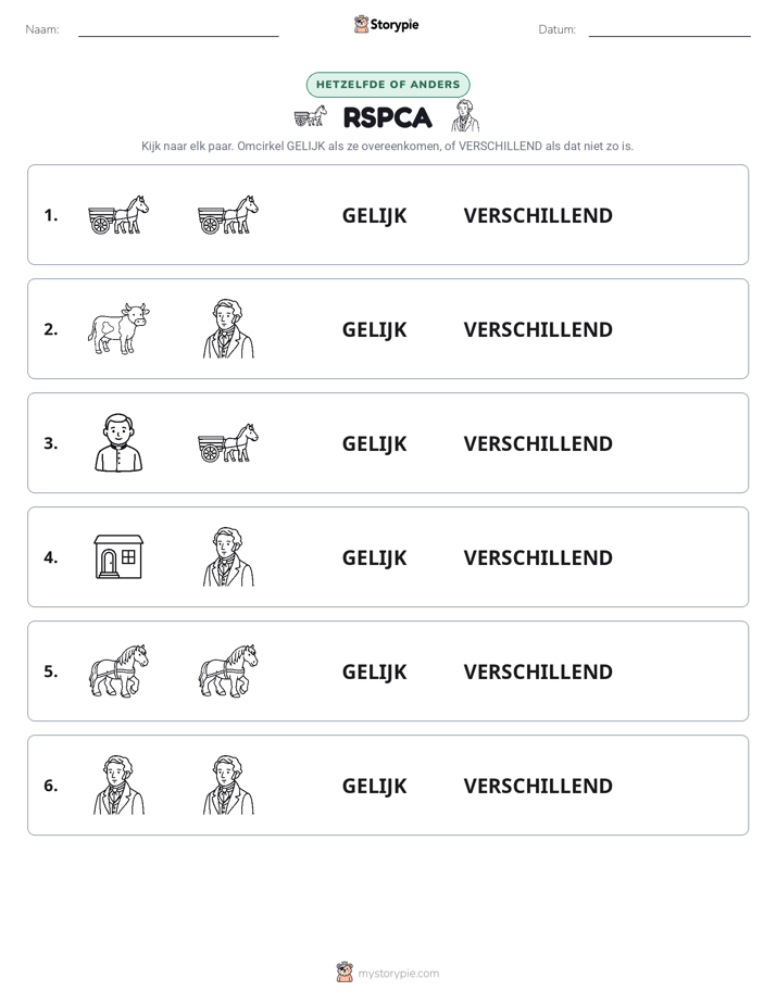 Zelfde of Verschillend