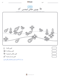یورپی خلائی ایجنسی پرنٹ کرنے کے قابل ورکشیٹ کا پیش نظارہ