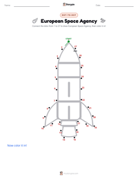 European Space Agency printable worksheet preview