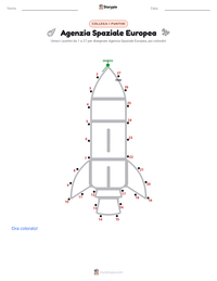 Anteprima della scheda stampabile di Agenzia Spaziale Europea