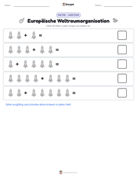 Europäische Weltraumorganisation druckbare Arbeitsblatt Vorschau