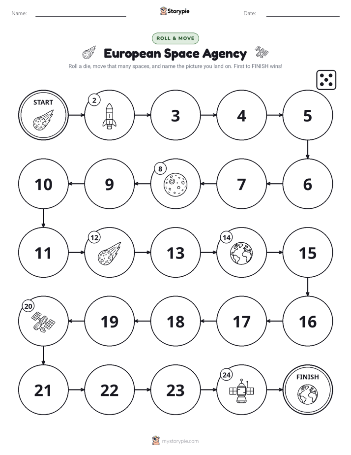 Roll & Move Game