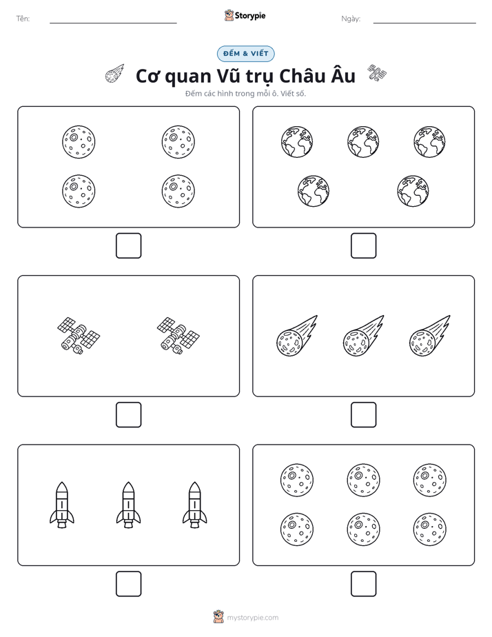 Đếm & Viết