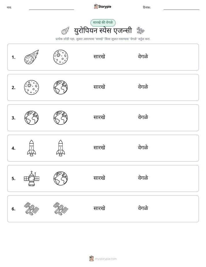 समान की भिन्न