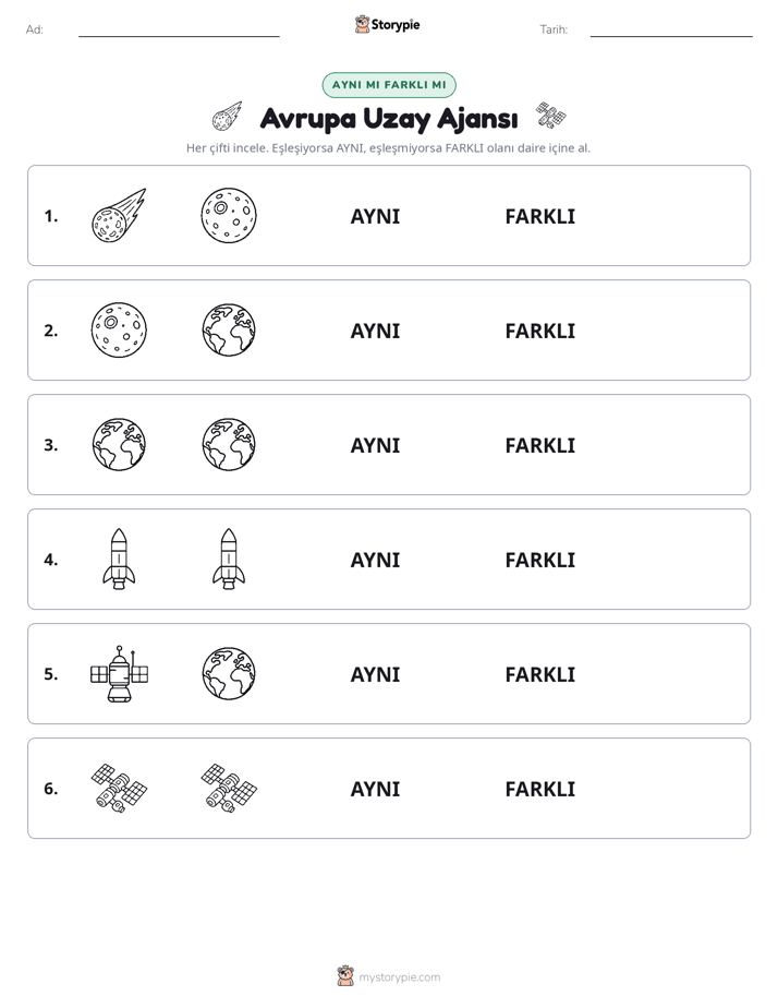 Aynı mı Farklı mı