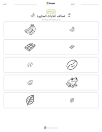 معاينة ورقة العمل القابلة للطباعة تحالف الغابات المطيرة