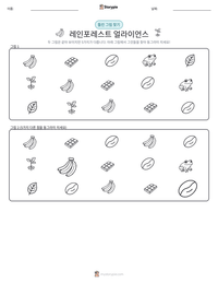 레인포레스트 얼라이언스 인쇄 가능한 워크시트 미리보기