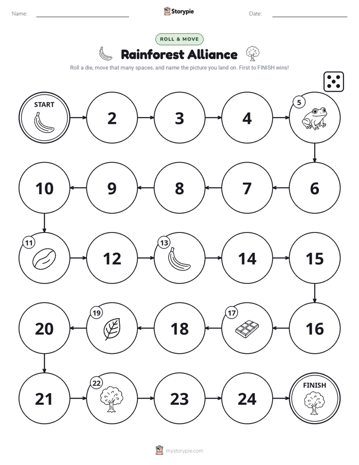 Roll & Move Game