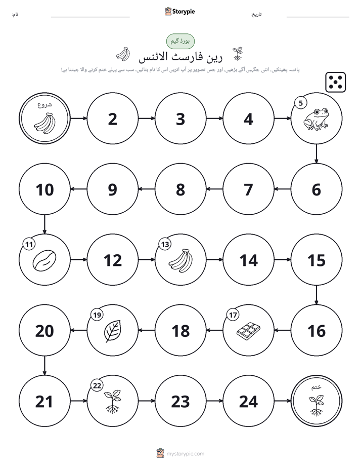 رول اور منتقل کریں کھیل