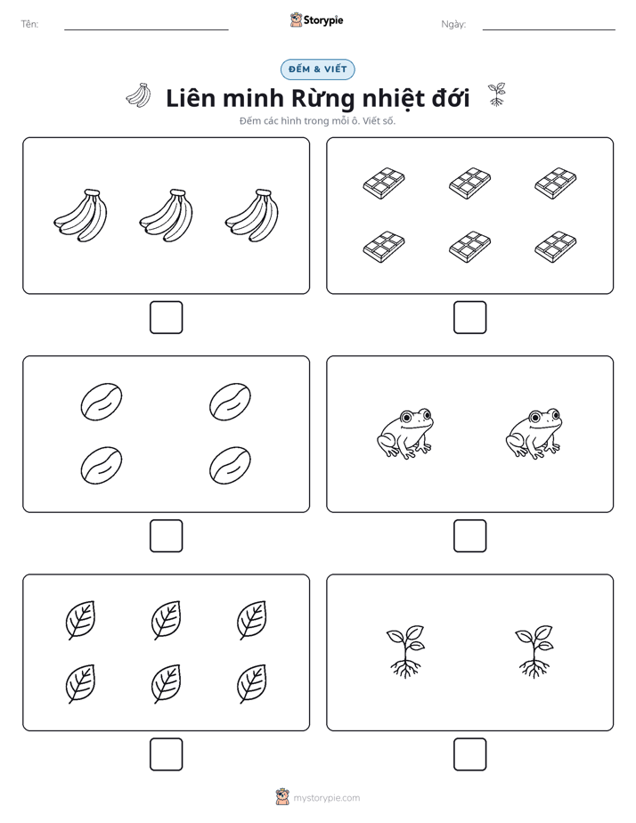 Đếm & Viết
