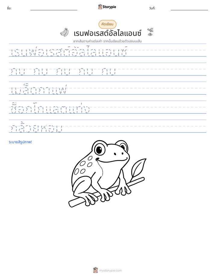 การฝึกเขียน