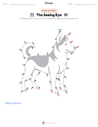 The Seeing Eye druckbare Arbeitsblatt Vorschau