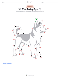 The Seeing Eye printable worksheet preview