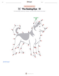 The Seeing Eye yazdırılabilir çalışma sayfası önizlemesi