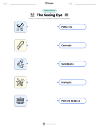 Anteprima della scheda stampabile di The Seeing Eye