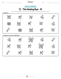 Anteprima della scheda stampabile di The Seeing Eye