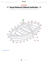 Royal National Lifeboat Institution printable worksheet preview
