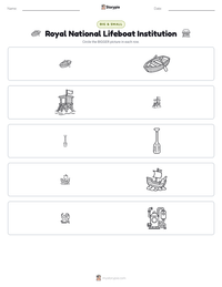 Royal National Lifeboat Institution printable worksheet preview