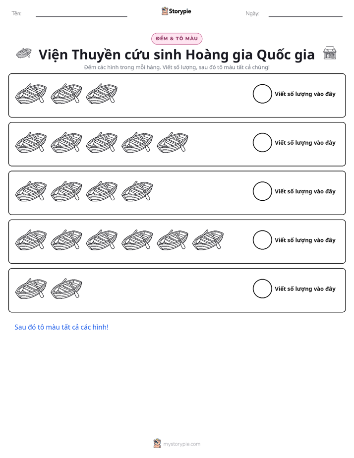 Đếm & Tô Màu