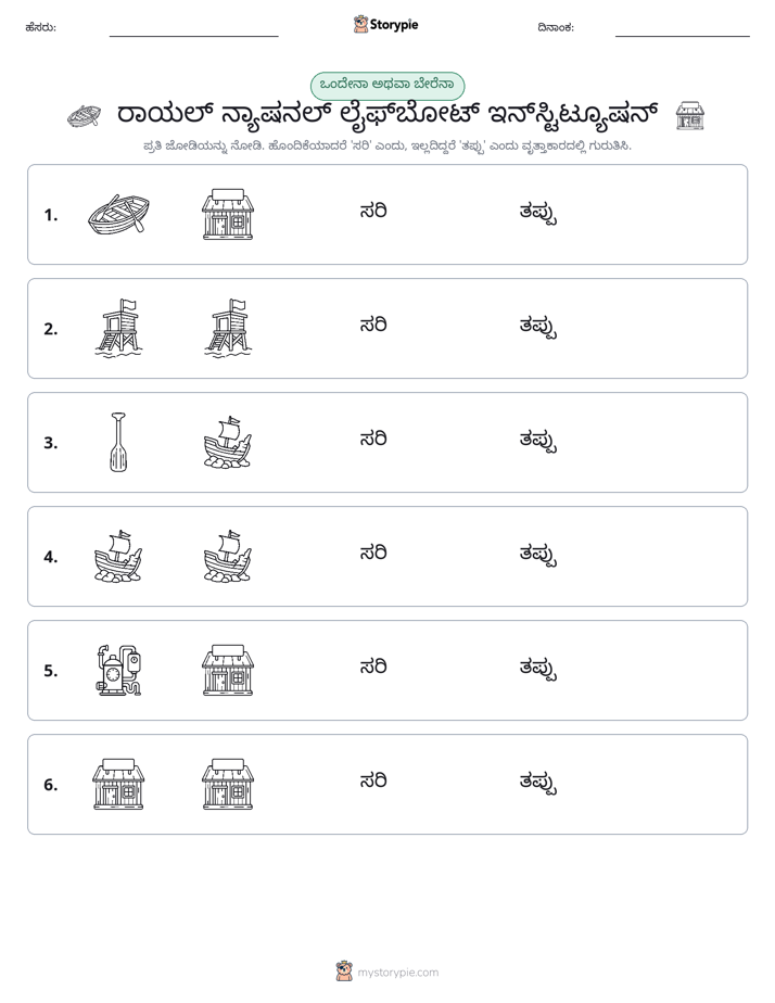 ಒಂದೇ ಅಥವಾ ವಿಭಿನ್ನ