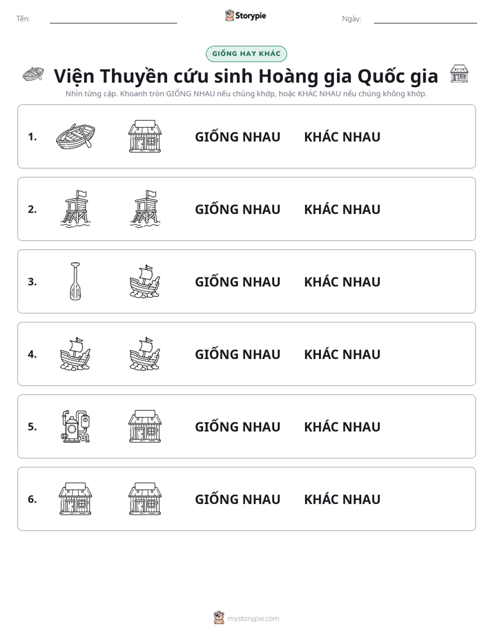 Giống Hay Khác