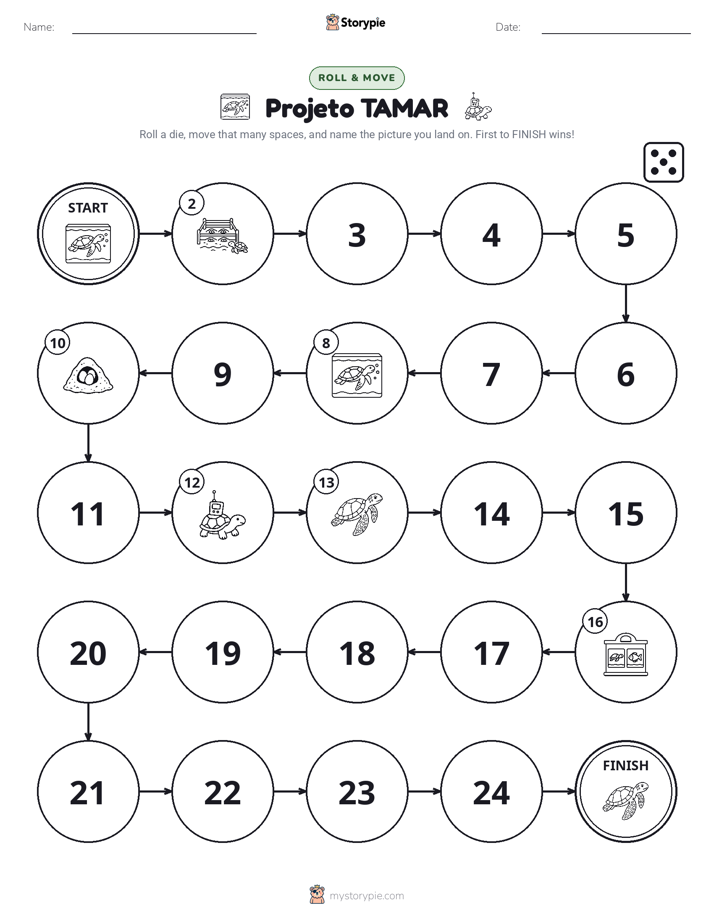 Roll & Move Game