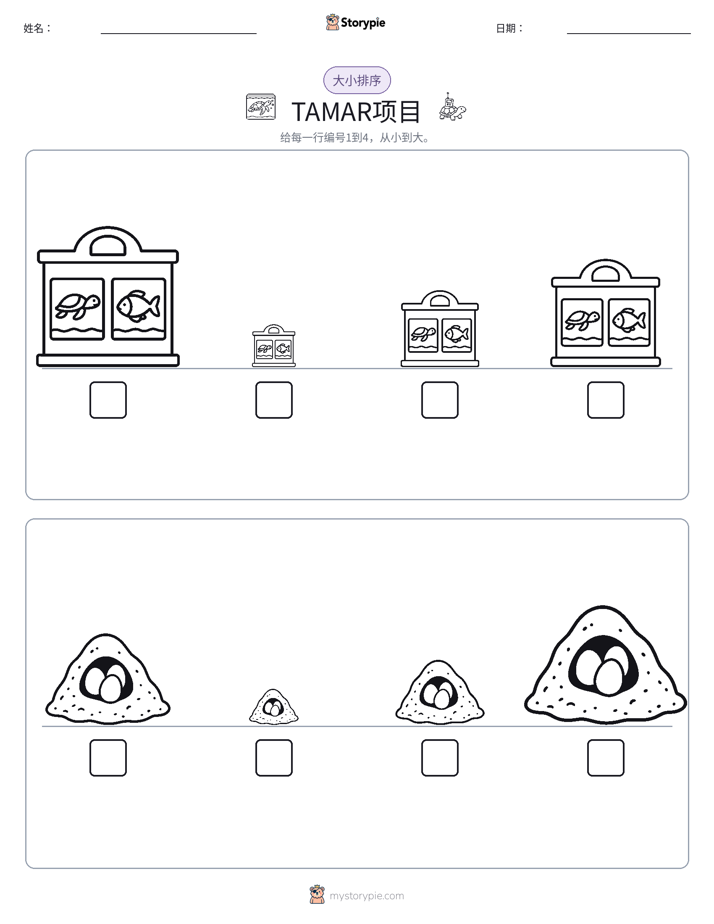 大小排序
