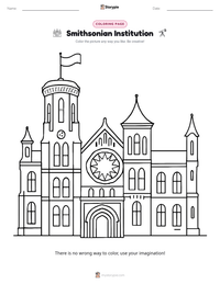 Smithsonian Institution printable worksheet preview