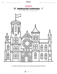 Smithsonian Institution afdrukbare werkblad voorbeeld