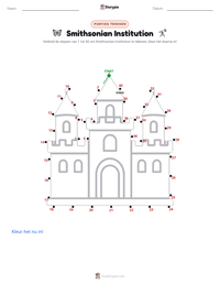 Smithsonian Institution afdrukbare werkblad voorbeeld