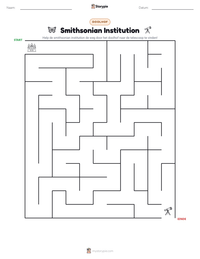 Smithsonian Institution afdrukbare werkblad voorbeeld