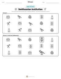 Smithsonian Institution printable worksheet preview