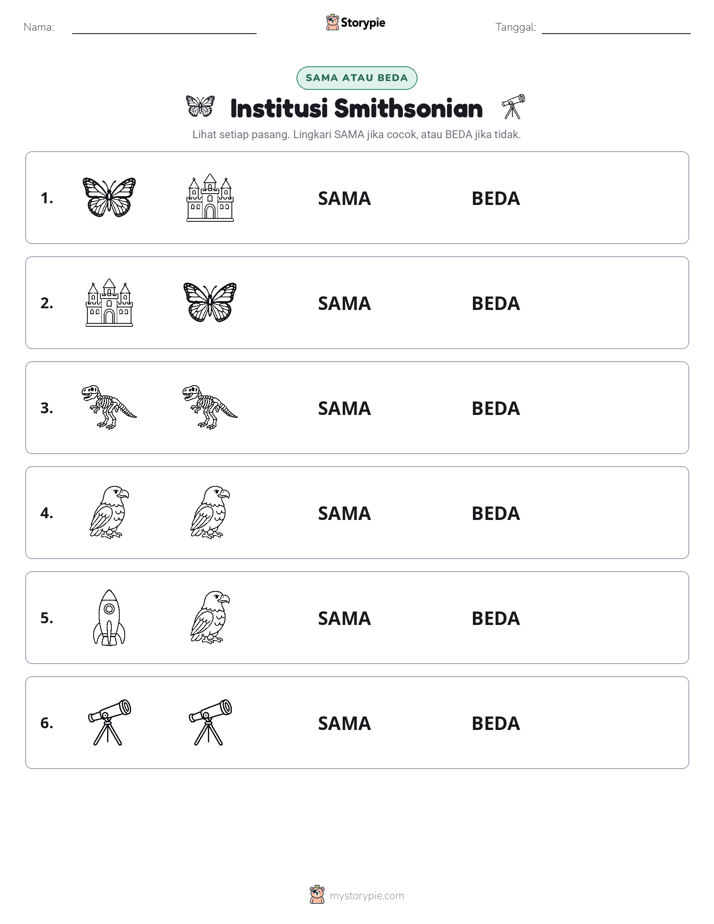 Sama atau Berbeda