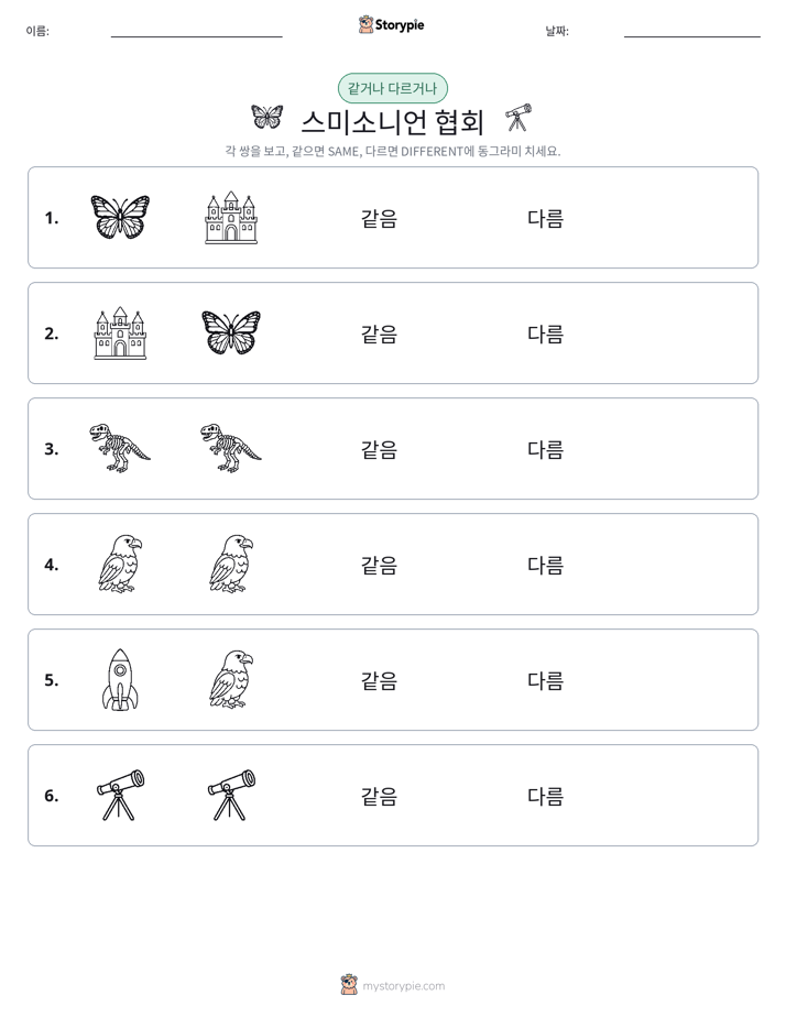 같은 것 또는 다른 것