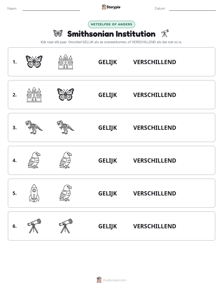 Zelfde of Verschillend