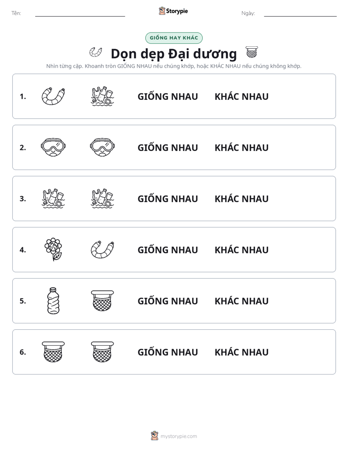 Giống Hay Khác