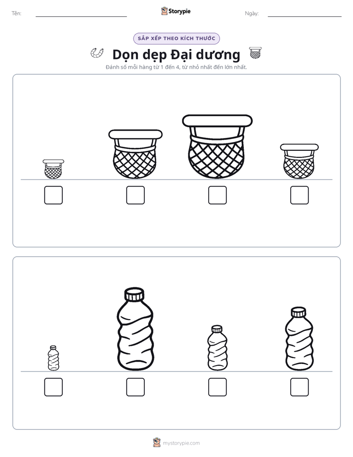 Thứ Tự Kích Thước