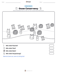 Ocean Conservancy druckbare Arbeitsblatt Vorschau