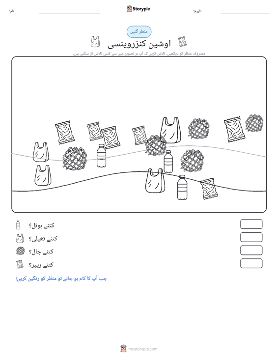 گنتی کا منظر