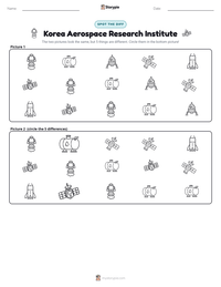 Korea Aerospace Research Institute printable worksheet preview