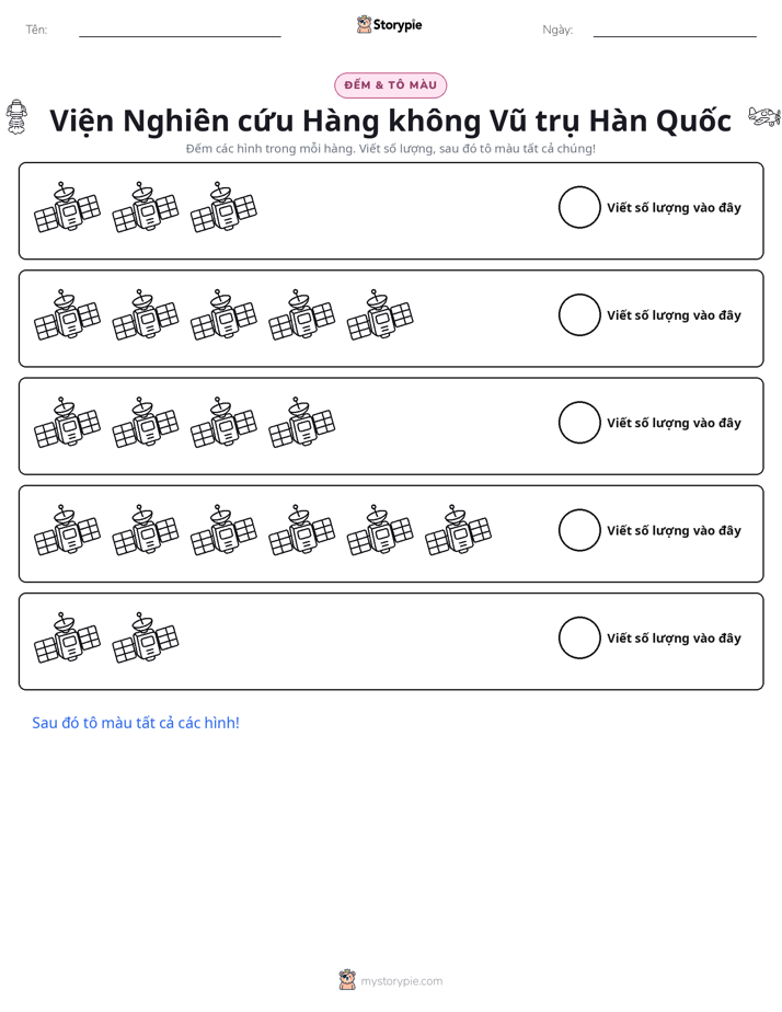 Đếm & Tô Màu