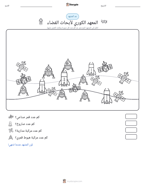 مشهد العد