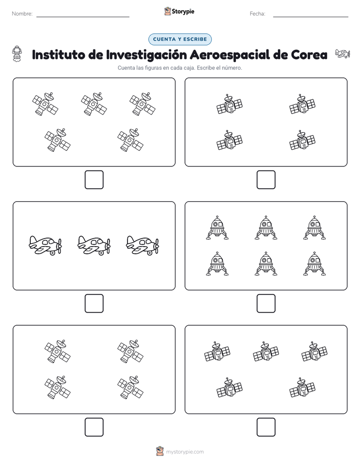 Cuenta y Escribe