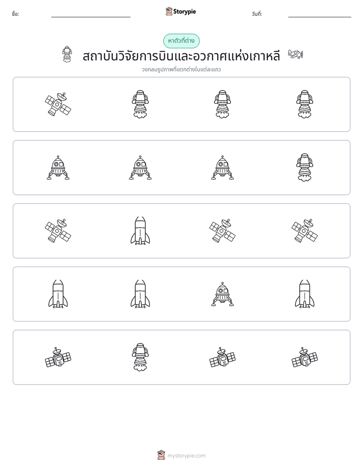 ตัวที่แตกต่าง